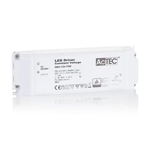 Napájacie zdroje s konštantným napätím AcTEC AcTEC Q8H LED budič CV 12 V, 75 W