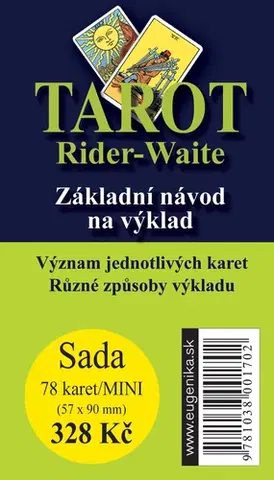 Veštenie, tarot, vykladacie karty Karty - Tarot Rider Waite CZ (karty + brožúrka) - Waite Arthur Edward