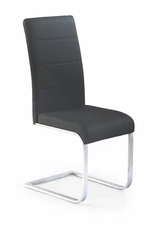 Jedálenské stoličky a kreslá Jedálenská stolička K85 Halmar Čierna