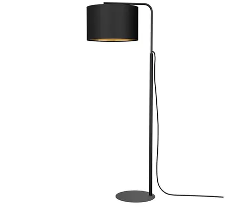 Lampy  Stojacia lampa ARDEN 1xE27/60W/230V čierna/zlatá 