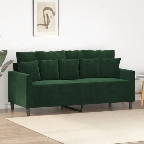 Pohovky a gauče 2miestna pohovka 140 cm Dekorhome Zelená
