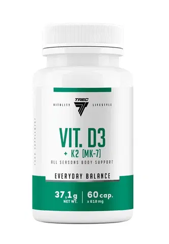 Vitamín D Vitamin D3 K2 (MK-7) - Trec Nutrition 60 kaps.