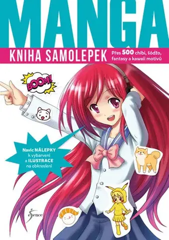 Pre dievčatá Kniha samolepek: Manga
