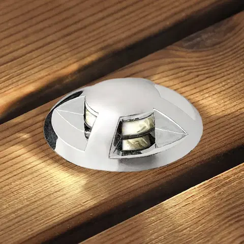Nájazdové svietidlá Konstsmide Podlahové zapustené LED Mini 6 ks zakrivené