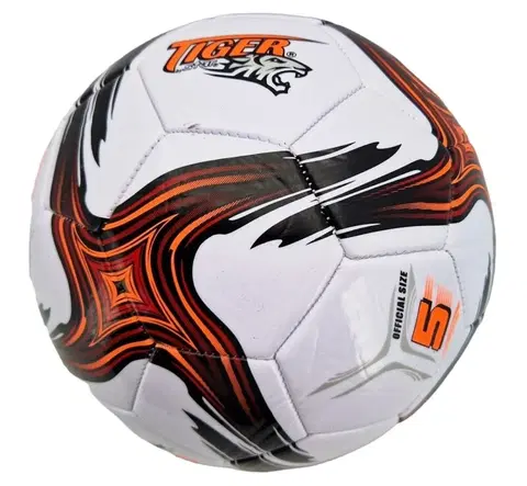 Hračky - Lopty a loptové hry STAR TOYS - Futbalová lopta Tiger oranžová veľkosť 5