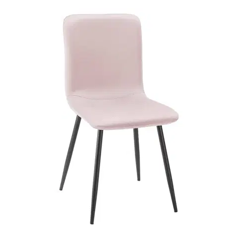 Stoličky do jedálne Moderná Stolička Elif Ružová