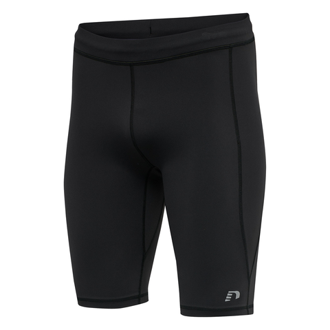 Pánske klasické nohavice Pánske elastické nohavice krátke Newline Core Sprinters Men čierna - XXL