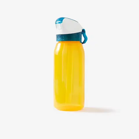 cyklistick Cyklistická fľaša so slamkou pre deti od 3 do 6 rokov 350 ml žltá