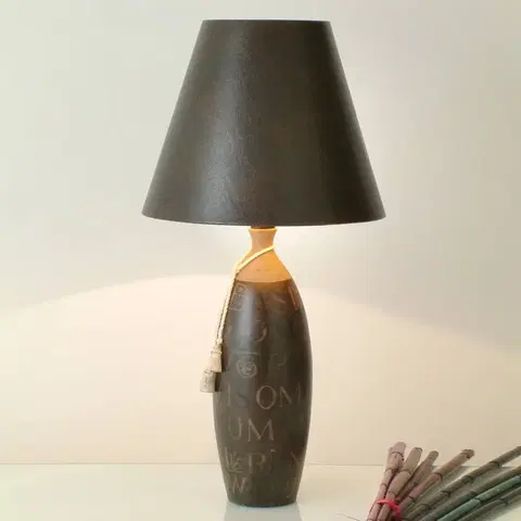 Stolové lampy Holländer Stolná lampa Carattere Alta v štíhlom tvare