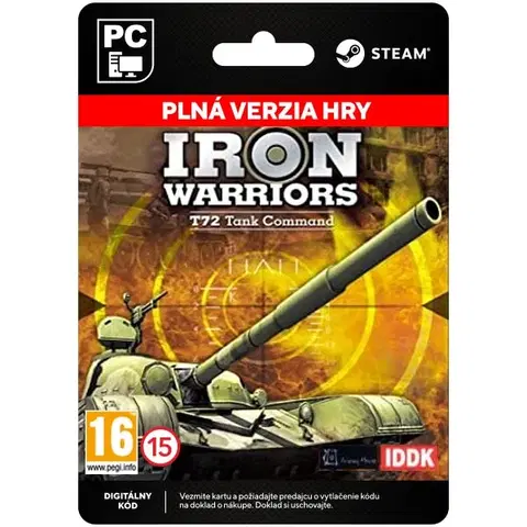 Hry na PC Iron Warriors: T72 Tank Command [Steam]