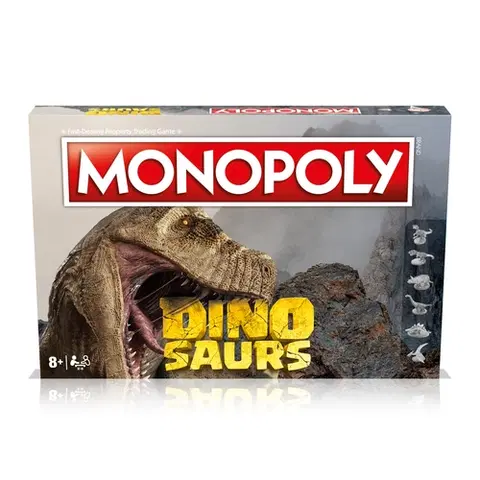 Hry v angličtine Winning Moves Hra Monopoly Dinosaurs (hra v angličtine)
