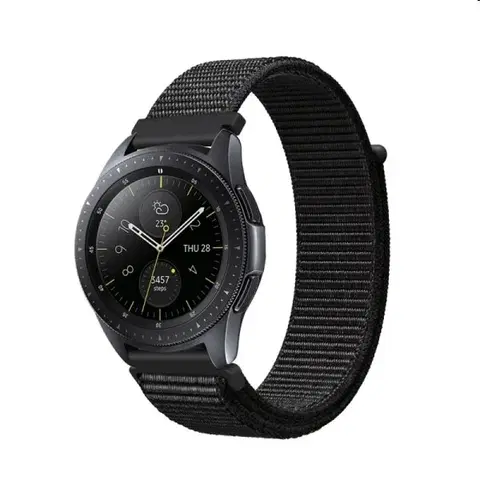 Príslušenstvo k wearables COTEetCI univerzálny nylonový náramok 20 mm pre Apple Watch 42/44/45 mm, šedý
