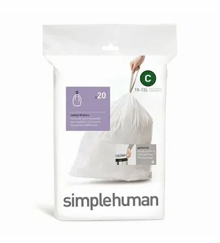 Odpadkové koše Simplehuman Vrecia do odpadkového koša C 10-12 l, 20 ks