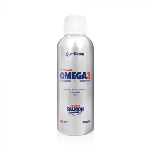 Rybí olej GymBeam Premium Omega 3 250 ml citrusové ovocie
