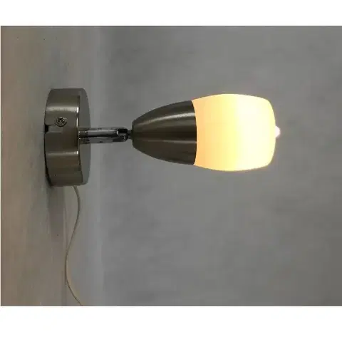Moderné lampy do obývačky Luster R5018-1R Satin chróm K1