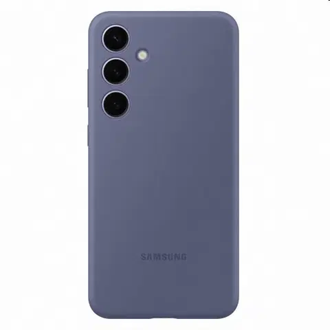 Puzdrá na mobilné telefóny Puzdro Silicone Cover pre Samsung Galaxy S24 Plus, violet EF-PS926TVEGWW