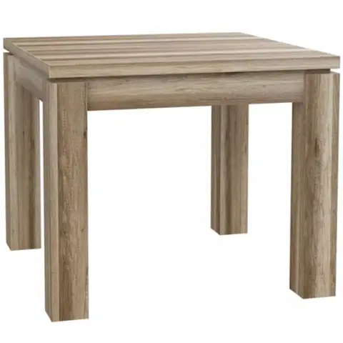 Jedálenské stoly Rozkladací stôl Tiziano 90/180x90cm starožitný dub