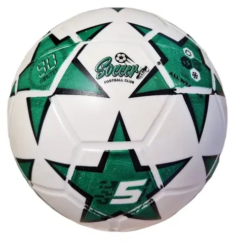 Hračky - Lopty a loptové hry STAR TOYS - Futbalová lopta Soccer zelená veľkosť 5