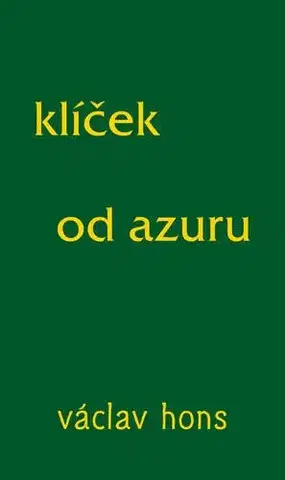 Česká poézia Klíček od azuru - Václav Hons