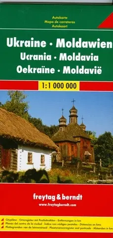 Do auta Ukrajina, Moldavsko 1:1 000 000 - Automapa