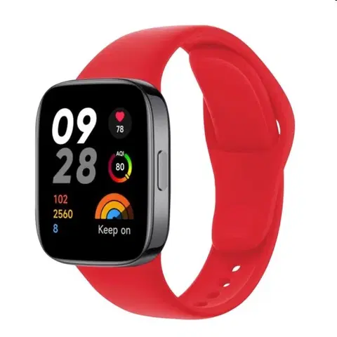 Príslušenstvo k wearables FIXED Silikónový remienok pre Xiaomi Redmi Watch 3, červený FIXSSTB-1175-RD