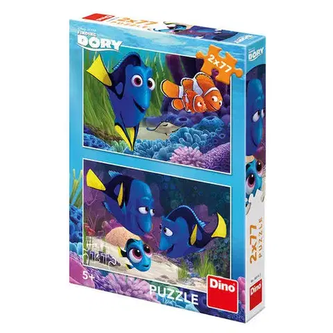 Do 99 dielikov Dino Toys Puzzle Dory sa našla 2x77 Dino