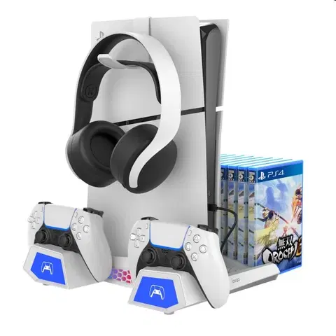 Gadgets Dokovacia stanica iPega s chladením pre PlayStation 5 Slim, Dualsense a Pulse 3D PG-P5S023