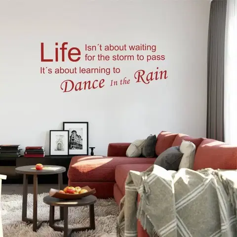 Nálepky na stenu Samolepka - Dance in the rain