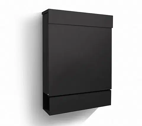 Poštové schránky Radius design cologne Schránka na listy RADIUS DESIGN (LETTERMANN M black 762F) čierná