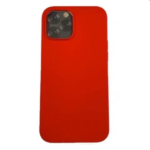 Puzdrá na mobilné telefóny Devia kryt Nature Series Silicone Case pre Apple iPhone 12/12 Pro, červené 6938595324796