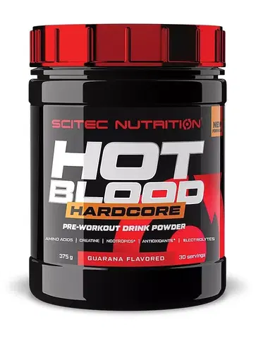 Práškové pumpy Hot Blood Hardcore - Scitec Nutrition 375 g Orange Juice