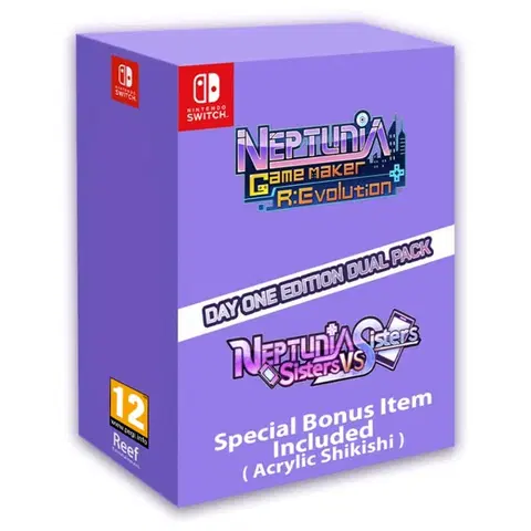 Hry pre Nintendo Switch Neptunia Game Maker R:Evolution + Neptunia: Sisters VS Sisters (Day One Edition Dual Pack Plus) NSW