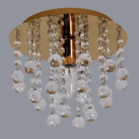 Moderné lampy do obývačky Luster Piccadilly-1GO AP8750-01G Zlato LW1