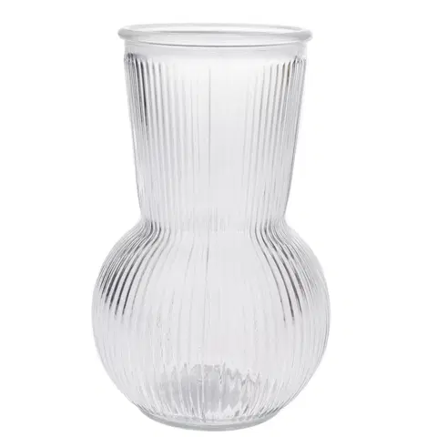 Vázy sklenené Sklenená váza Silvie, číra, 11 x 17,5 cm
