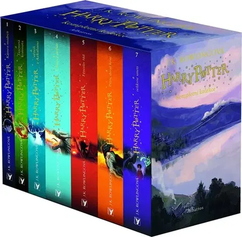 Fantasy, upíri Harry Potter - box 1-7 - Kompletní kolekce - Joanne K. Rowling,Jonny Duddle,Pavel Medek,Vladimír Medek