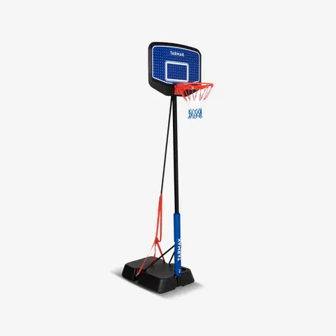 basketbal Detský basketbalový kôš K900 na nastaviteľnom podstavci 160 - 220 cm modro-čierny