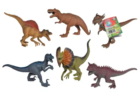 Hračky - figprky zvierat SIMBA - Gumový Dinosaurus 17-22Cm, 6 Druhov