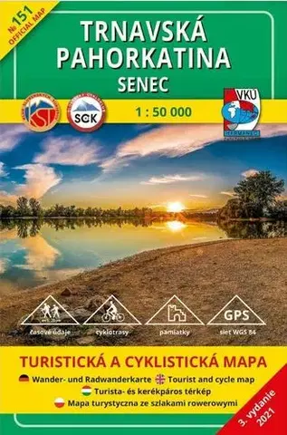 Turistika, skaly Trnavská pahorkatina - Senec - TM 151, 1: 50 000, 3. vydanie - Kolektív autorov