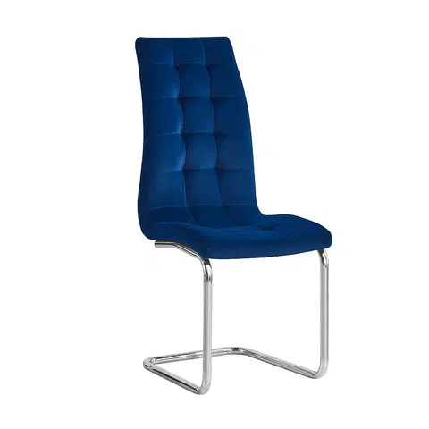 Jedálenské stoličky a kreslá Jedálenská stolička SALOMA NEW Tempo Kondela Modrá