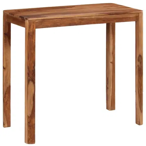 Jedálenské stoly Barový stôl 120x110x80 Indický masív palisander