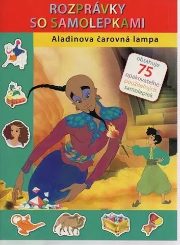 Rozprávky Aladinova čarovná lampa - Rozprávky so samolepkami - Van Gool