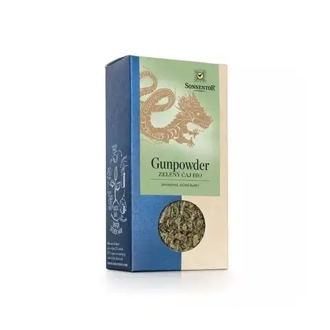 Čaje Sonnentor BIO Zelený čaj Gunpowder 100 g