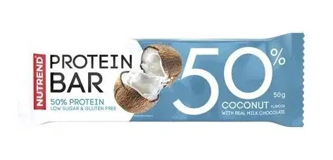 Tyčinky Tyčinka: 50 % Protein Bar - Nutrend 50 g Cookies and Cream