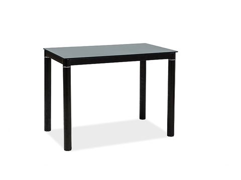 Jedálenské stoly GALON sklenený jedálenský stôl 100 x 60, čierna
