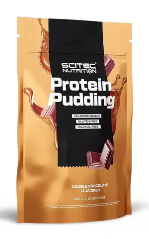 Proteínové pudingy Protein Pudding od Scitec Nutrition 400 g Double Chocolate
