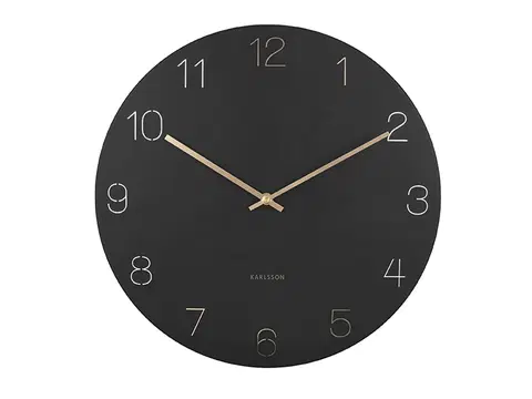 Hodiny Nástenné hodiny Karlsson KA5762BK, 40 cm