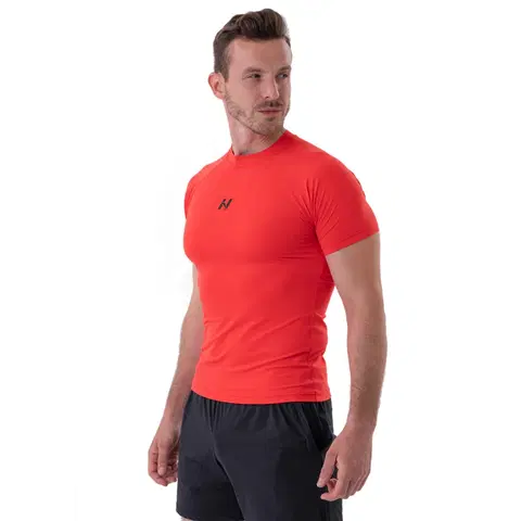 Pánske tričká Pánske funkčné tričko Nebbia 324 Red - XL