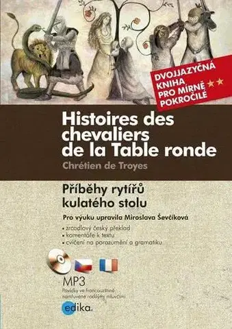 Zjednodušené čítanie Příběhy rytířů kulatého stolu - De Troyes Chretien