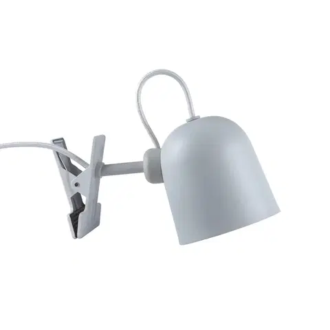 Bodové svetlá DFTP by Nordlux Upínacia lampa Angle, telekomunikačná sivá
