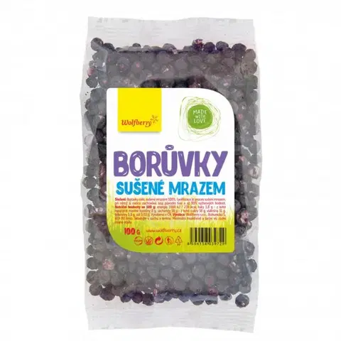 Sušené ovocie Wolfberry Borůvky lyofilizované 6 x 100 g